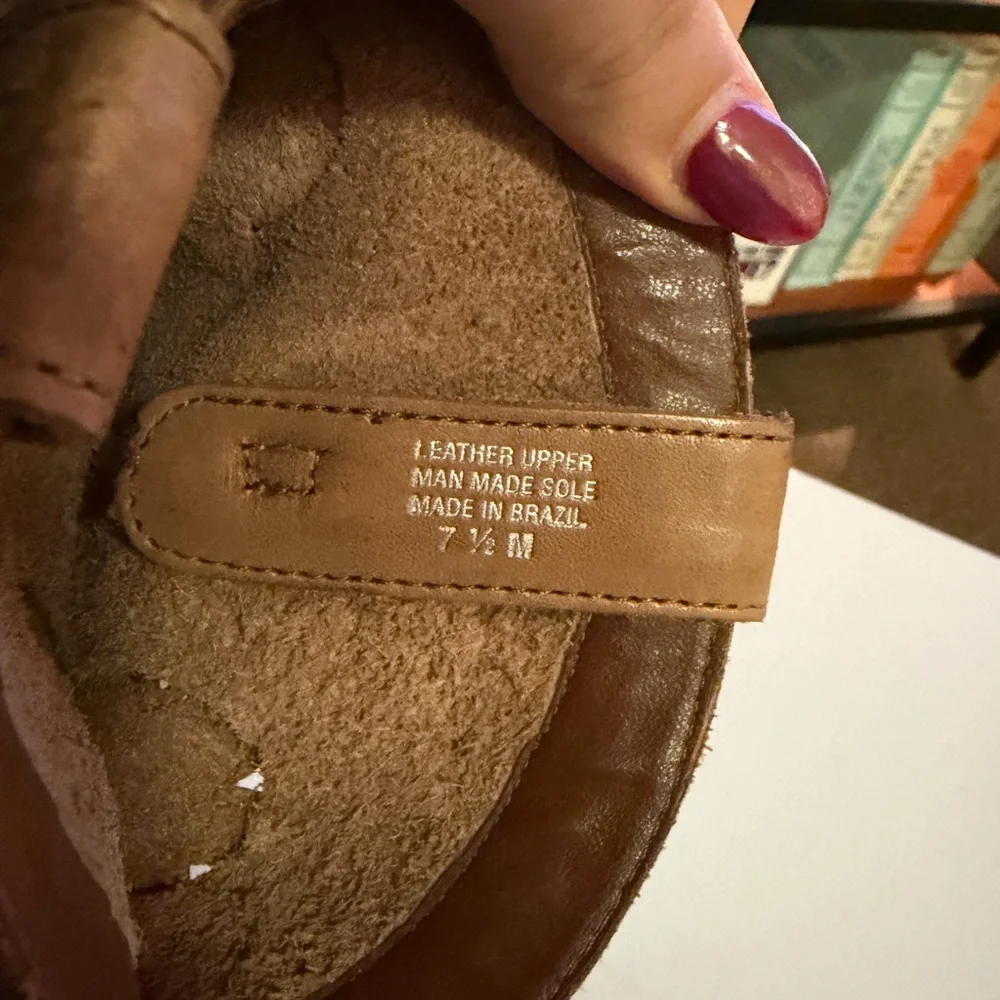Matisse Tan Leather Heeled Boots. Like-New - Picture 6 of 6